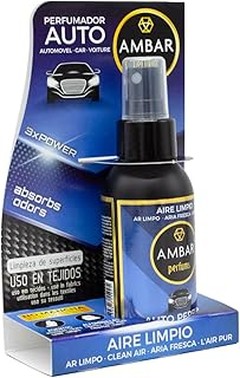 ¿Cuál es el precio de un ambientador en spray para coche?