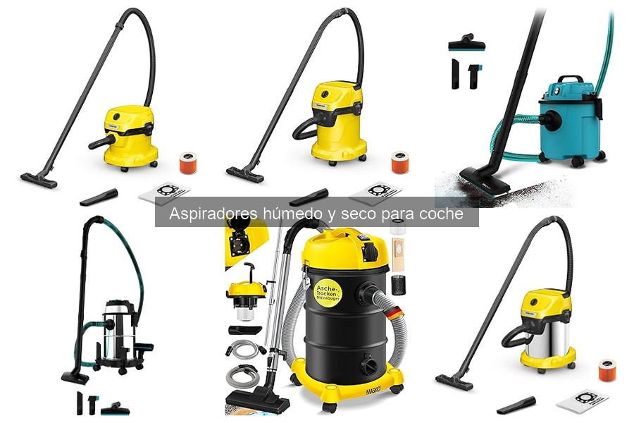 Accesorios Esenciales para Aspiradores Húmedo y Seco de Coche