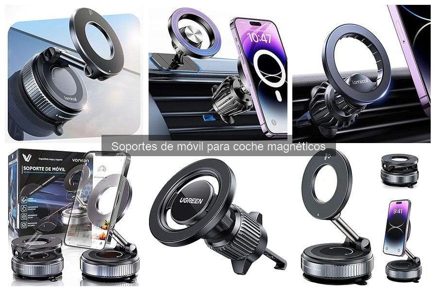Accesorios Esenciales para Soportes Magnéticos de Móvil en Coche