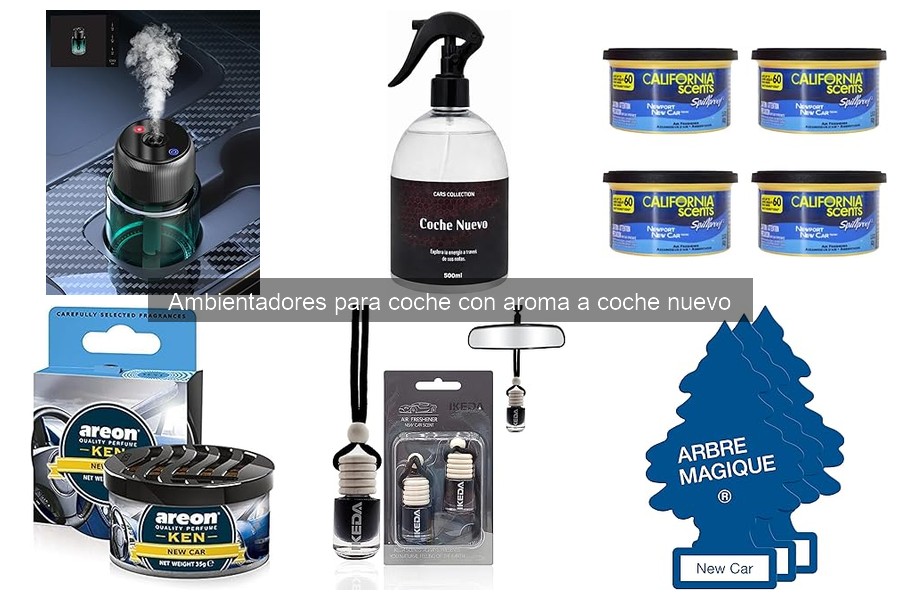 Alternativas a ambientadores de coche con aroma a coche nuevo