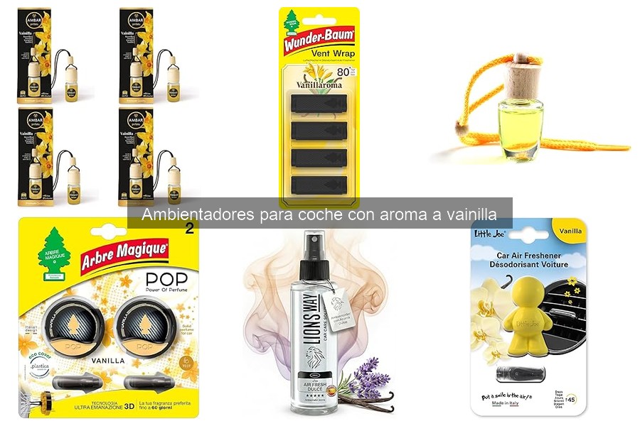 Alternativas a Ambientadores de Coche con Aroma a Vainilla