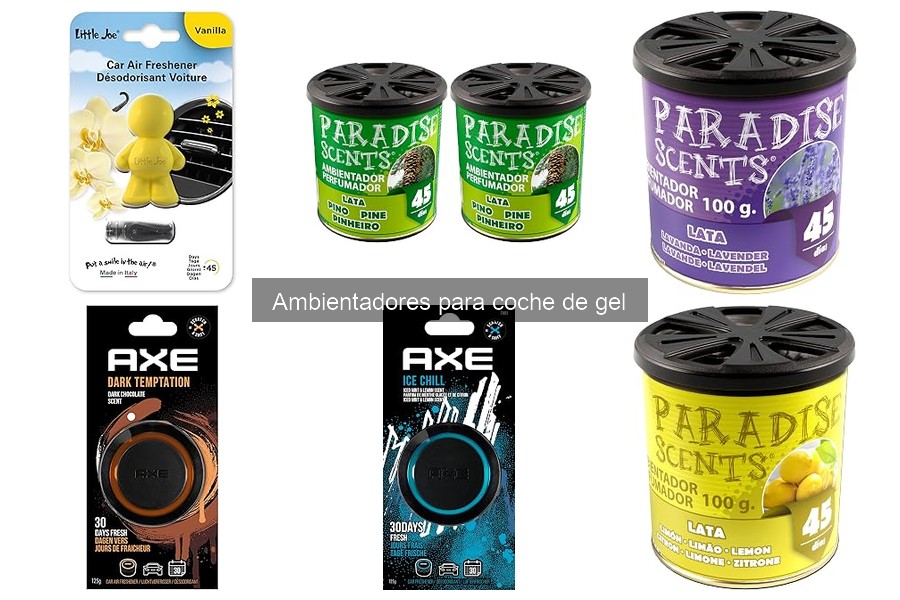 Alternativas a ambientadores de gel para coche