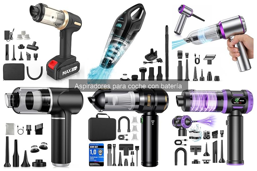 Alternativas a Aspiradores para Coche con Batería