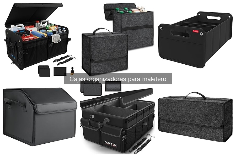 Alternativas a cajas organizadoras para maletero de coche