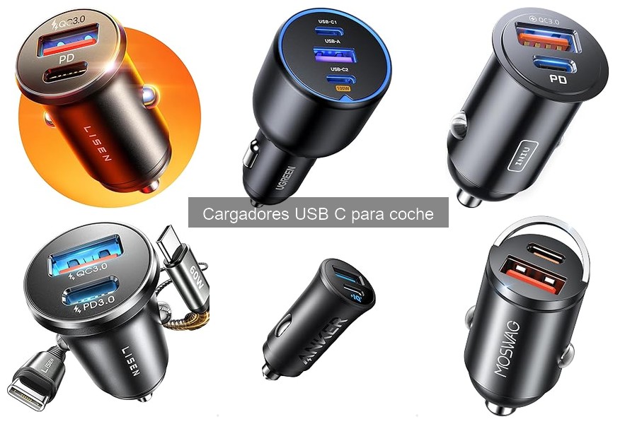 Alternativas a cargadores USB C para coche: opciones económicas