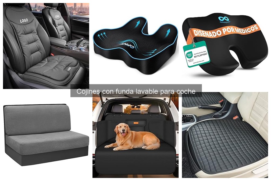Alternativas a cojines con funda lavable para coche