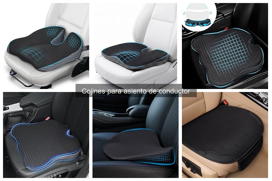 Alternativas a cojines para asiento de conductor: Mejores opciones