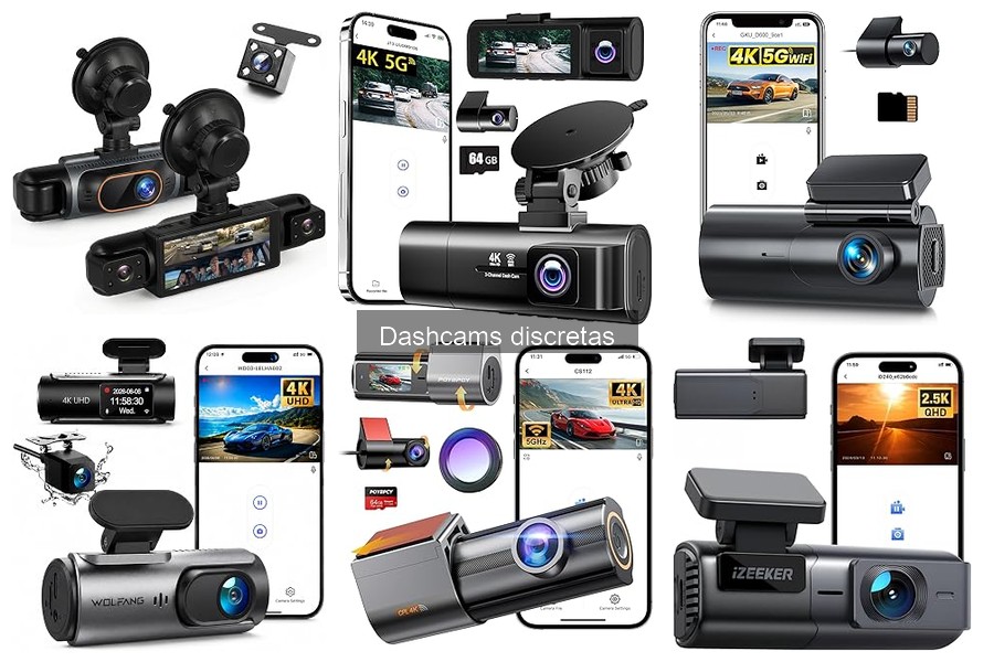 Alternativas a dashcams discretas: opciones para tu coche