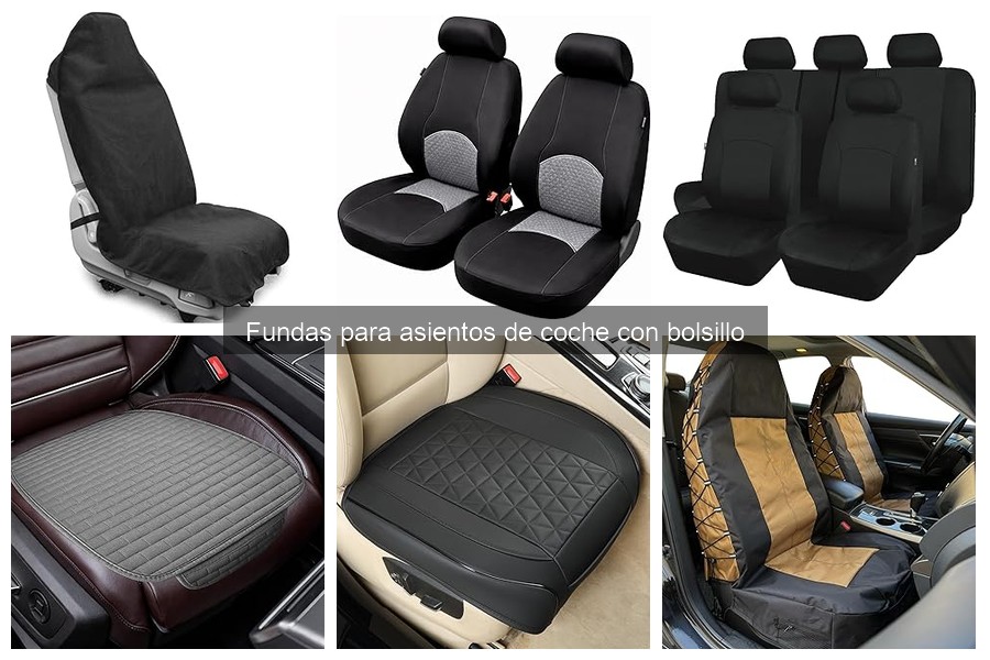 Alternativas a fundas para asientos de coche con bolsillo