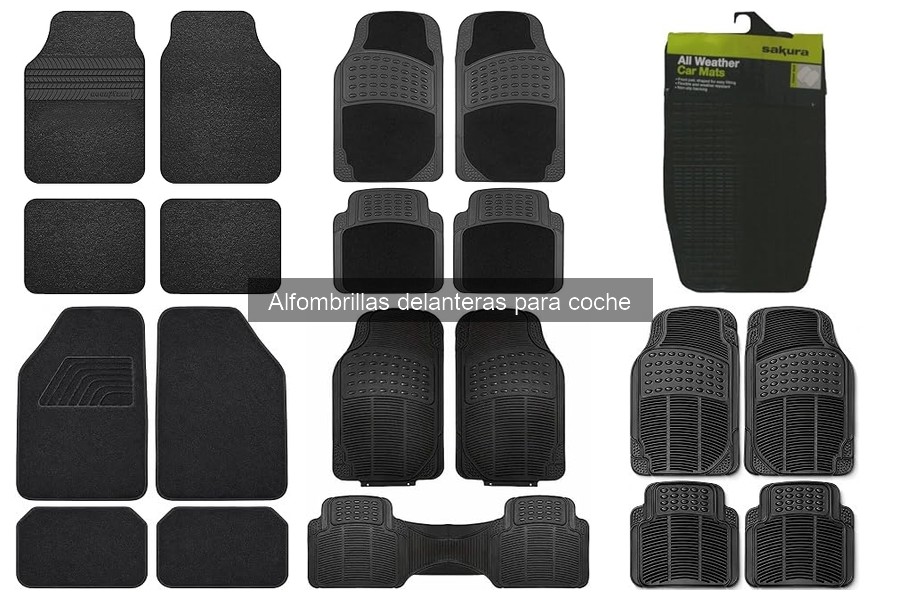 Alternativas a las Alfombrillas Delanteras para Coche