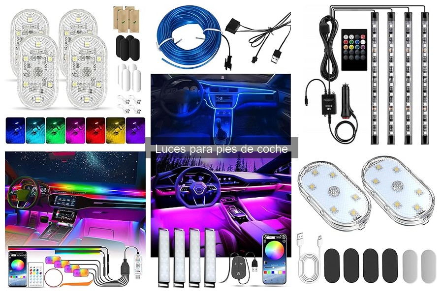 Alternativas a las luces para pies de coche: opciones creativas