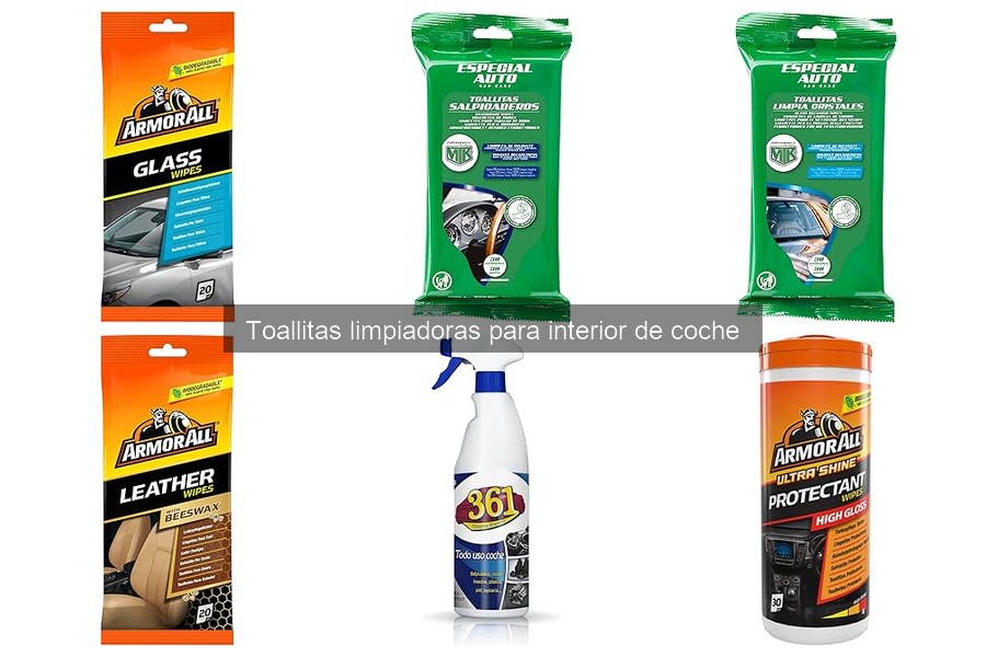 Alternativas a las toallitas limpiadoras para el interior del coche