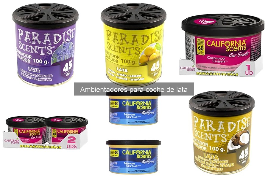Alternativas a los ambientadores para coche de lata