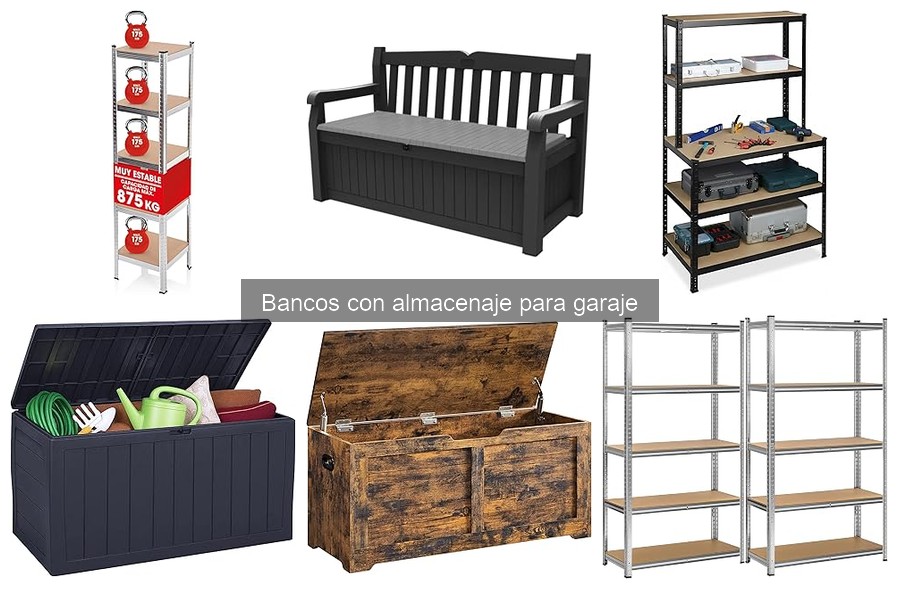 Alternativas a los bancos con almacenaje para tu garaje