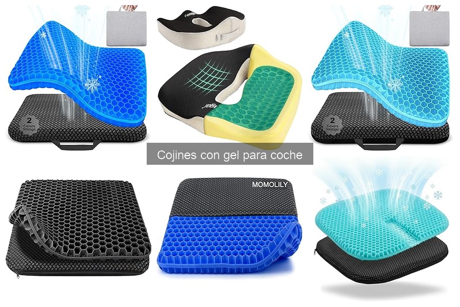 Alternativas a los cojines con gel para mayor confort en coche