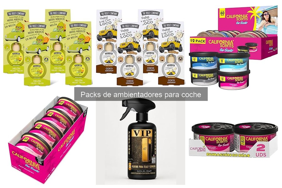 Alternativas a los Packs de Ambientadores para Coche