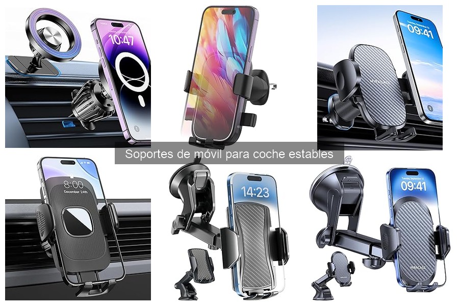 Alternativas a los soportes de móvil para coche