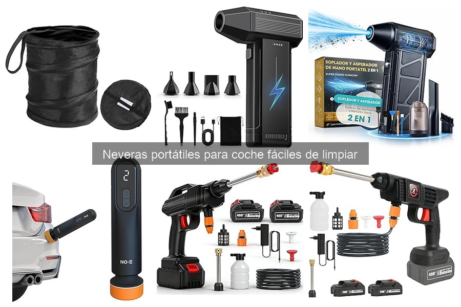 Alternativas a neveras portátiles para coche fáciles de limpiar