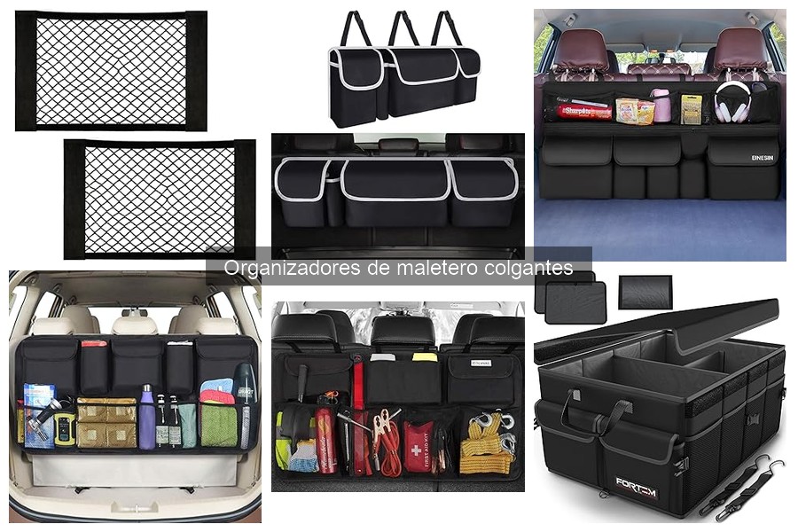 Alternativas a organizadores de maletero colgantes para tu coche