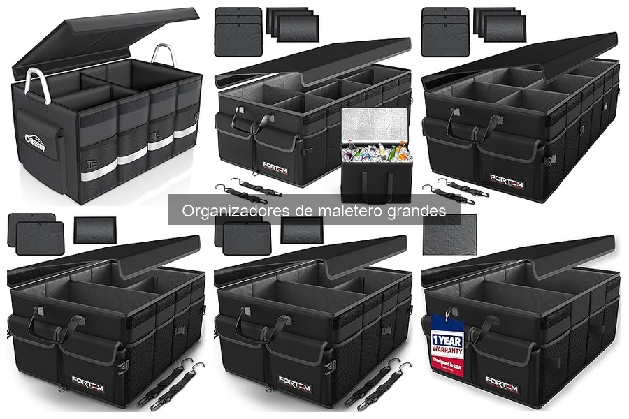 Alternativas a organizadores de maletero grandes para coche