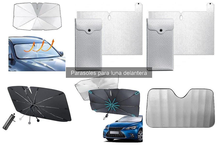 Alternativas a parasoles para luna delantera del coche