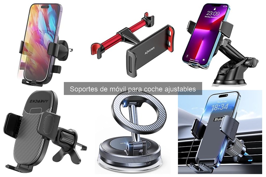 Alternativas a Soportes de Móvil Ajustables en Coche