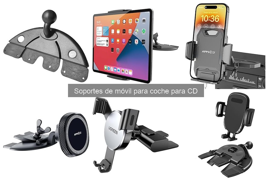 Alternativas a Soportes de Móvil en Ranura de CD para Coche