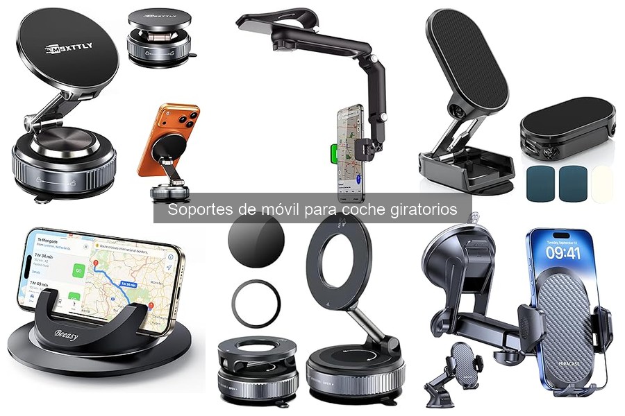Alternativas a Soportes de Móvil Giratorios para Coche