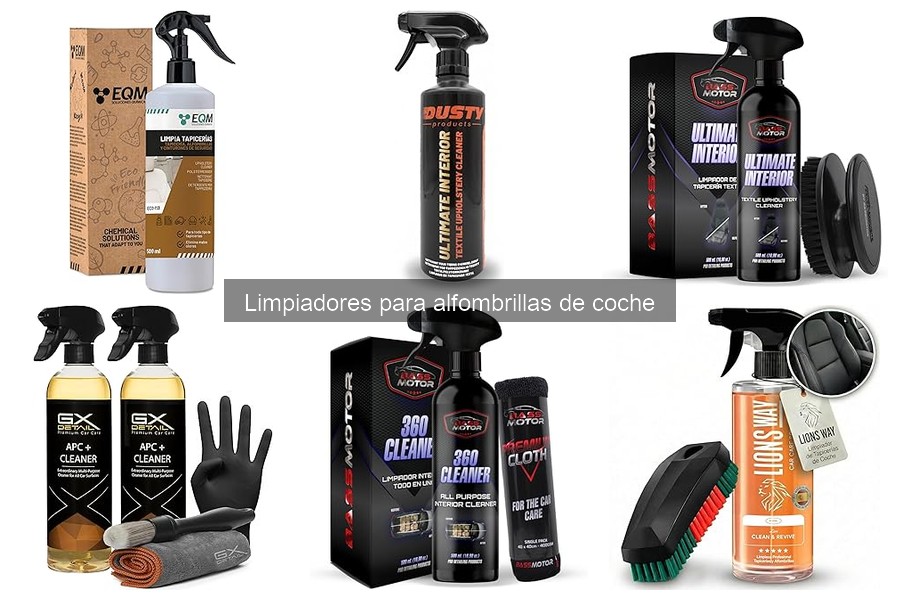 Alternativas caseras a limpiadores para alfombrillas de coche