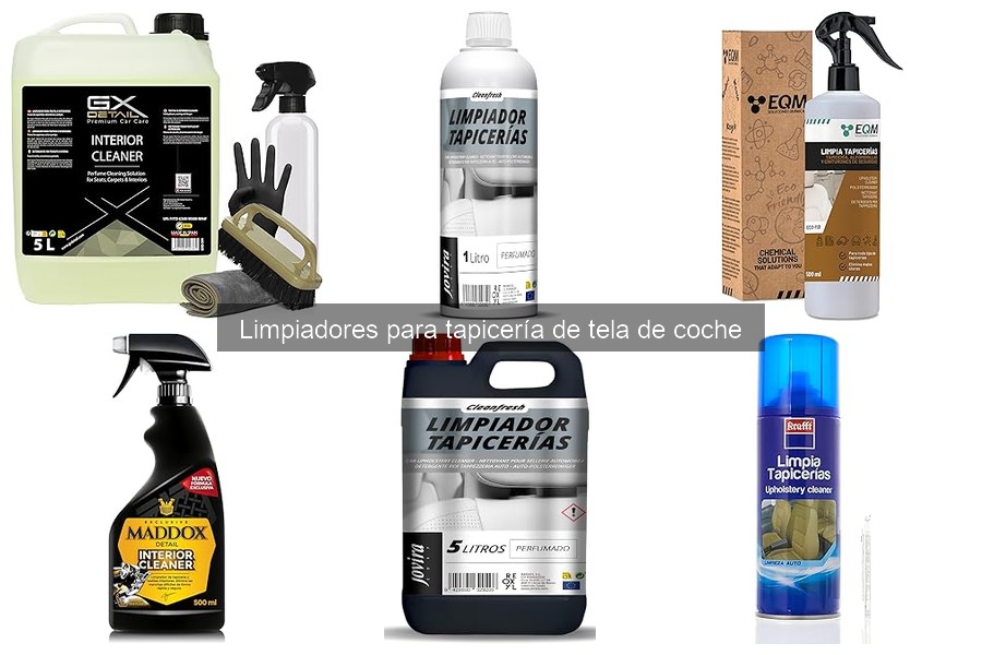 Alternativas caseras para limpiar tapicería de coche