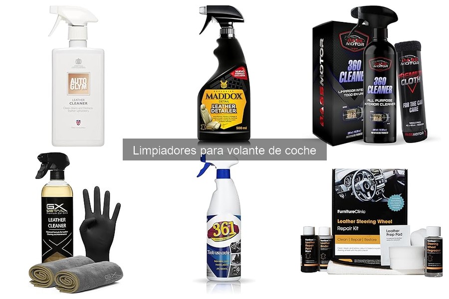 Alternativas económicas a limpiadores de volante para coche