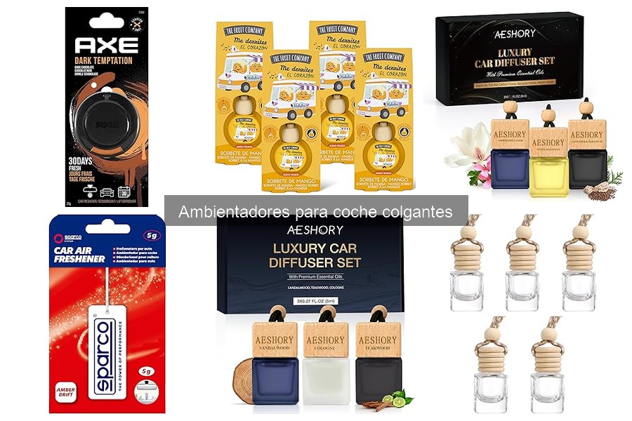 Ambientadores colgantes para coche que duran más tiempo