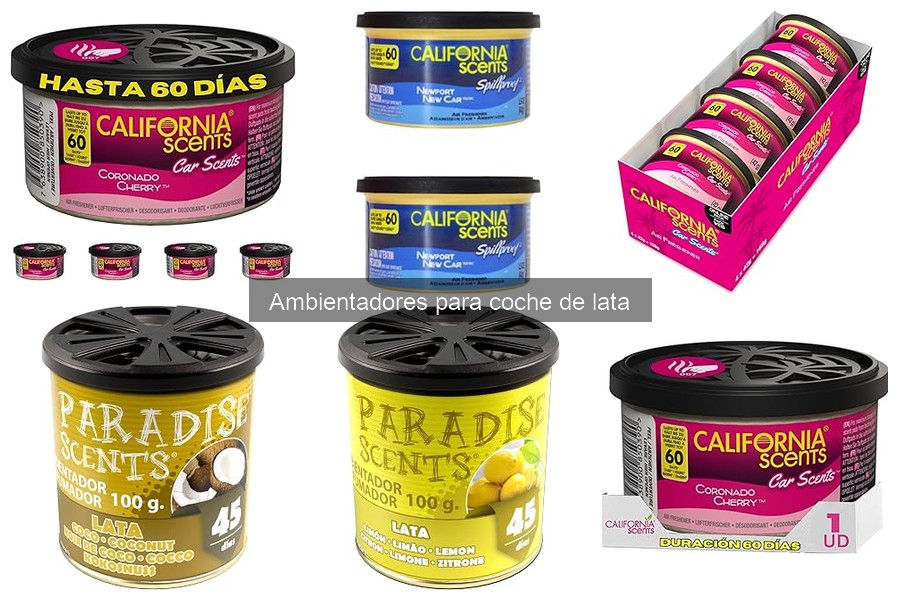 Ambientadores de Lata Más Duraderos para Tu Coche