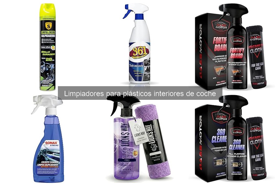 Beneficios de usar limpiadores para plásticos interiores