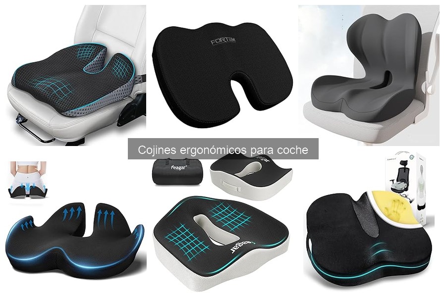 Características de un buen cojín ergonómico para coche