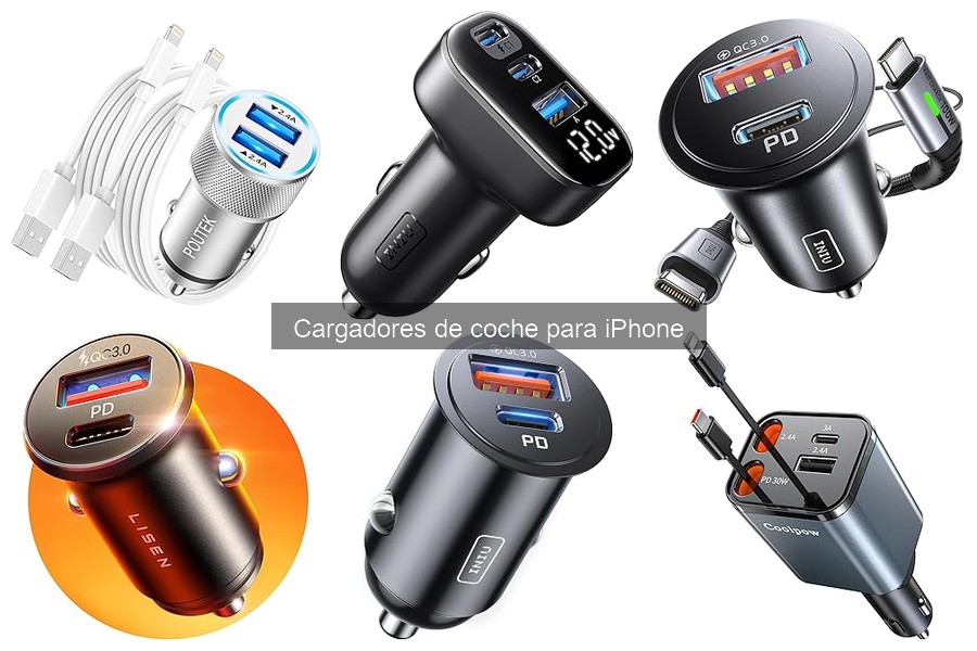 Cargadores de coche para iPhone: compatibilidad y recomendaciones