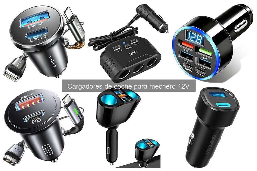 Cargadores de coche para mechero 12V: precios y ofertas