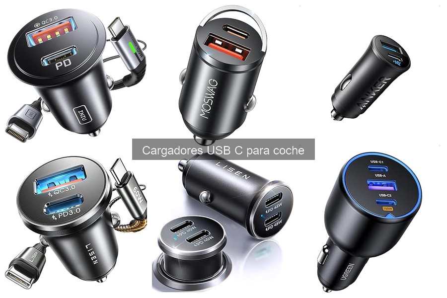 Cargadores USB C para coche: funciones adicionales que necesitas