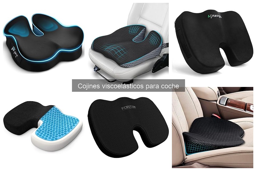 Cojines viscoelásticos para coche: características y beneficios