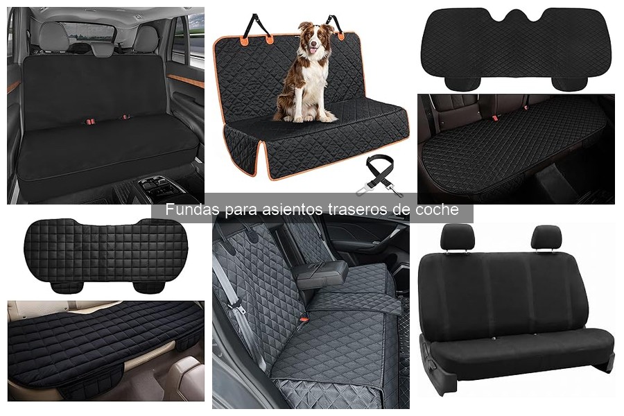 Cómo cuidar las fundas para asientos traseros de coche