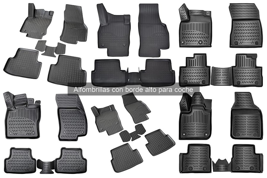 Cómo elegir alfombrillas con borde alto para tu coche
