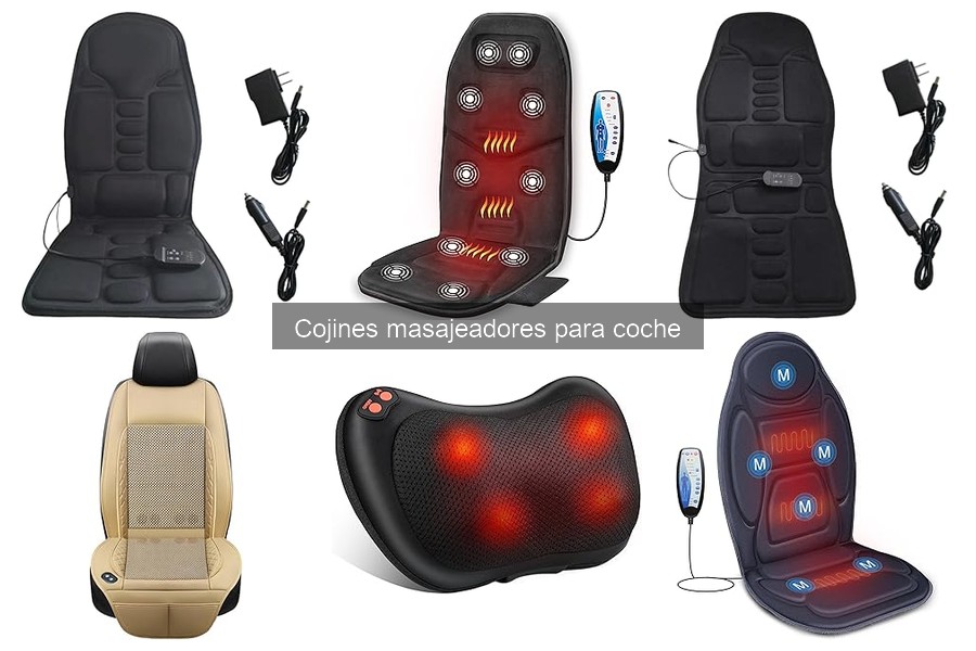 Cómo elegir el mejor cojín masajeador para coche