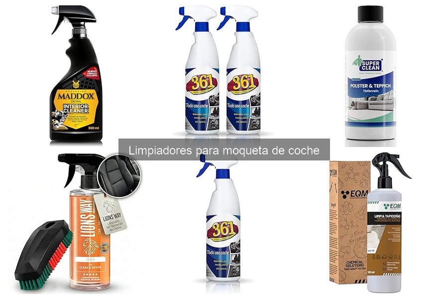 ¿Cómo elegir el mejor limpiador de moqueta para coche?