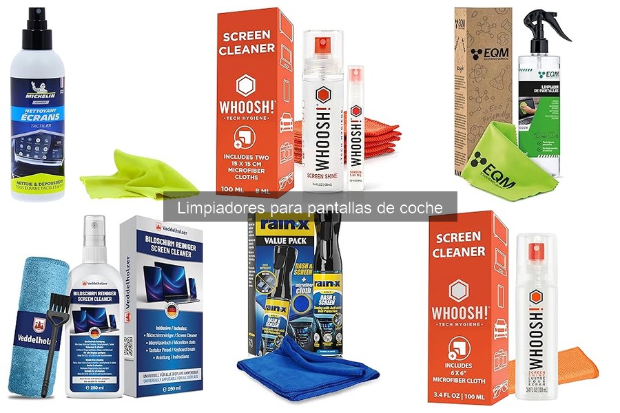 Cómo elegir el mejor limpiador para pantallas de coche