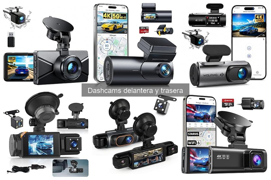Cómo elegir la mejor dashcam delantera y trasera