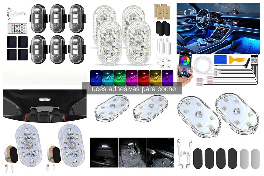 Cómo elegir luces adhesivas para coche según tus necesidades