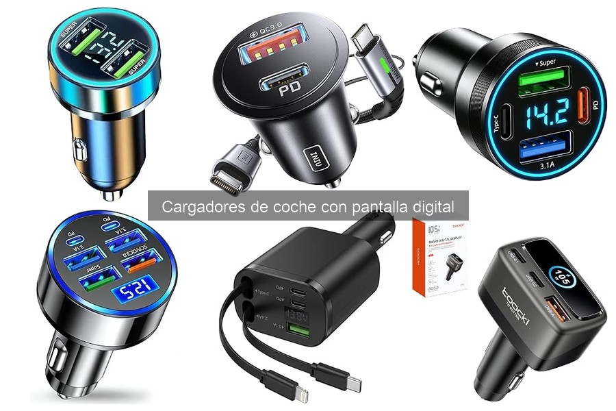 Cómo instalar un cargador de coche con pantalla digital