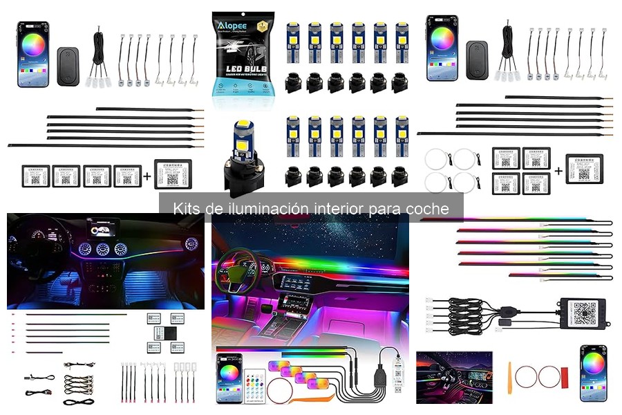 Cómo instalar un kit de iluminación interior para coche