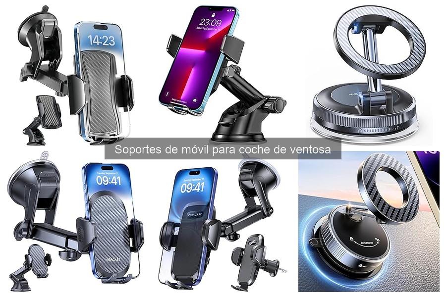 Cómo Instalar un Soporte de Móvil de Ventosa en el Coche