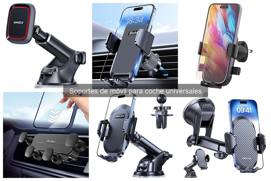 Cómo instalar un soporte de móvil para coche universal
